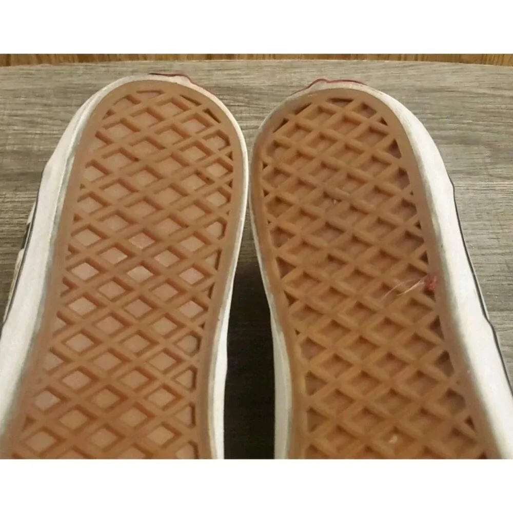 Vans Skate Shoe Tie Sneaker Shoes‎ Youths Size 6 Pizza Checkerboard